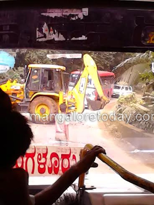 Charmadi Ghat road widening work  3